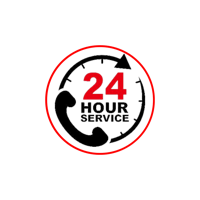 24 hour service logo